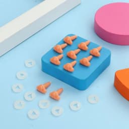 10Pcs DIY Animals Crafts Plastic Triangle Noses For Dolls Toys For Bear Buttons Toy DIY Safety Nose Dolls Accessories