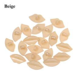 20pcs Plastic Doll Safety Mouth Dolls Toy DIY Stuffed Doll Making Accessories Snap Animal Scrapbooking Puppet Knitting Doll