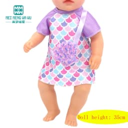 36cm 14inch Doll Clothes Newborn Doll Fashion Sets, Pajamas, Dresses, Dance Dresses, Gown Dresses Girl Gift