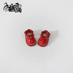 Blyths Doll Shoe Accessories Ob22 Ob24 Doll Shoes Rabbit Shoe Toy Accessories Mini Leather Shoes 3.0 * 1.8cm