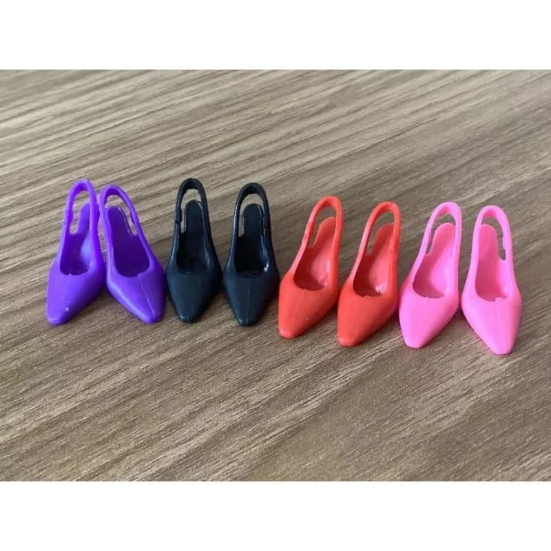New styles toy accessories high heels left and right foot MTM shoes for your BB doll BBIKG160