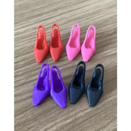New styles toy accessories high heels left and right foot MTM shoes for your BB doll BBIKG160