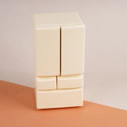 1 Set 1: 12 Playhouse Toys Doll House Cartoon Mini Refrigerator Miniature Food Play Kitchen Scene Pocket Furniture Model