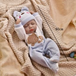 16 Inch Reborn Dolls For Cute 40cm Loulou Full Body Soft Vinyl Reborn Doll Lifelike Reborn Doll Toys Realistic Doll Toy For Gift