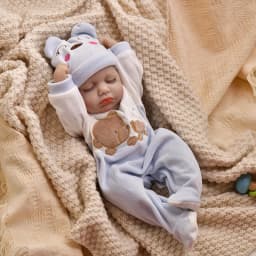 16 Inch Reborn Dolls For Cute 40cm Loulou Full Body Soft Vinyl Reborn Doll Lifelike Reborn Doll Toys Realistic Doll Toy For Gift