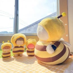 10cm/15cm/20cm/40cm Doll Clothes Multicolor Replacement Outfit Cartoon Bee Jumpsuit Playing House Doll Accessories