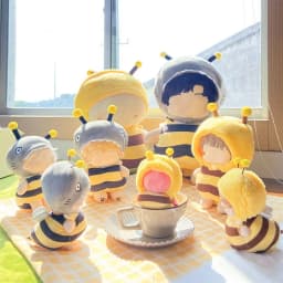 10cm/15cm/20cm/40cm Doll Clothes Multicolor Replacement Outfit Cartoon Bee Jumpsuit Playing House Doll Accessories