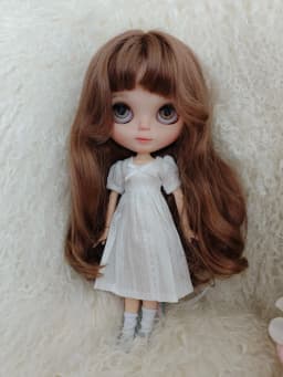 Blythe Doll Clothes Handmade Spring Versatile White Skirt Set 28-30cm OB22 OB24 AZONE Blythe Doll Clothes Accessories Dress
