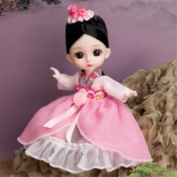 16cm 1/12 Princess Doll BJD DIY Dress Up Doll Toys with Clothes Shoes Movable 13 Joints Cute Sweet Face Girl Gift Child for Kids