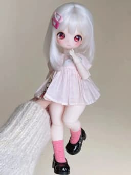 New bjd sd doll 1/6 Lala anime face resin OB11 Qbaby blythe MDD VOLKS DIY spot makeup Free shipping dolls
