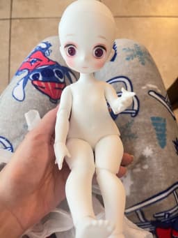 New bjd sd doll 1/6 Lala anime face resin OB11 Qbaby blythe MDD VOLKS DIY spot makeup Free shipping dolls