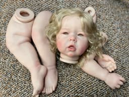 27Inch Liam Bebe Reborn Doll Kits Handmade Painted Realistic Soft Vinyl Reborn Baby Doll Kits Bebé Reborn