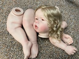 27Inch Liam Bebe Reborn Doll Kits Handmade Painted Realistic Soft Vinyl Reborn Baby Doll Kits Bebé Reborn