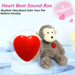 Heartbeat Simulator For Plushies Heart Beat Box Pulsing Device Stuffed Doll Accessories Stress Relief Sleep Aids for Boy Pets