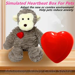 Heartbeat Simulator For Plushies Heart Beat Box Pulsing Device Stuffed Doll Accessories Stress Relief Sleep Aids for Boy Pets