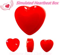 Heartbeat Simulator For Plushies Heart Beat Box Pulsing Device Stuffed Doll Accessories Stress Relief Sleep Aids for Boy Pets