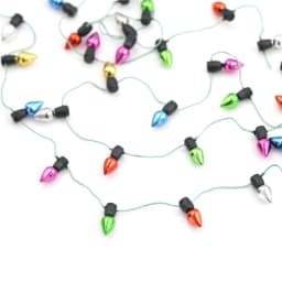 1m 1:12 Scale Dollhouse Miniature A String of multi-coloured Christmas Lights Fake Lights For Doll House Decor Small ornaments