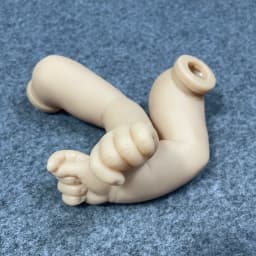 20 inch Unpainted Vinyl Reborn Baby Doll Kit Joleen Lifelike Newborn Reborn Baby Doll Mold Parts With Eyes