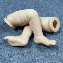 20 inch Unpainted Vinyl Reborn Baby Doll Kit Joleen Lifelike Newborn Reborn Baby Doll Mold Parts With Eyes
