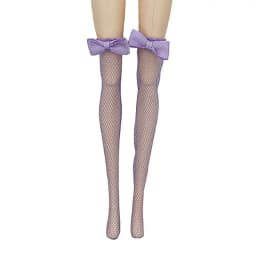 Fashion Handmade Lace Stockings Long 30cm Doll Socks Legging Casual Wear Accessories Dress Clothes for 1/6 Doll DIY Toys