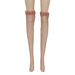 Fashion Handmade Lace Stockings Long 30cm Doll Socks Legging Casual Wear Accessories Dress Clothes for 1/6 Doll DIY Toys
