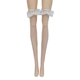Fashion Handmade Lace Stockings Long 30cm Doll Socks Legging Casual Wear Accessories Dress Clothes for 1/6 Doll DIY Toys