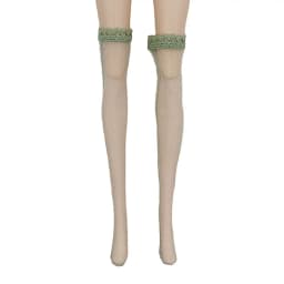 Fashion Handmade Lace Stockings Long 30cm Doll Socks Legging Casual Wear Accessories Dress Clothes for 1/6 Doll DIY Toys