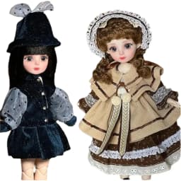 1 Set 1/6 SD 30cm Bjd Doll with Clothes Long Hair with Wig Make Up Princess Dress Up BJD Dolls Attractive Eyes Anime