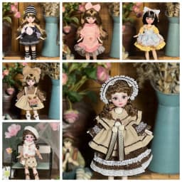1 Set 1/6 SD 30cm Bjd Doll with Clothes Long Hair with Wig Make Up Princess Dress Up BJD Dolls Attractive Eyes Anime