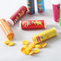 4pcs/set 1:12 Dollhouse Mini Canned Potato Chips Miniature Food Toy Model Shooting Props Excluding Potato Chips