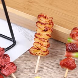 1Pcs Cute Mini Play Toy BBQ Simulation Food Miniature For Doll House Toy