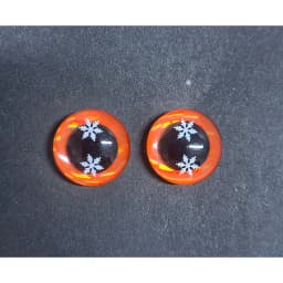 12mm/16mm/18mm Sparkle Safety Colored Eyes For Crochet Amigurumis Dolls Plastic Doll Findings 3D Glitter Eyes Diy Accessories