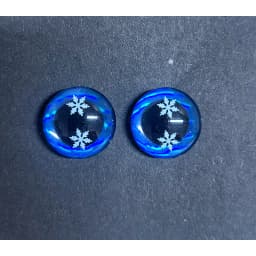 12mm/16mm/18mm Sparkle Safety Colored Eyes For Crochet Amigurumis Dolls Plastic Doll Findings 3D Glitter Eyes Diy Accessories