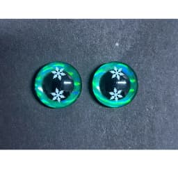 12mm/16mm/18mm Sparkle Safety Colored Eyes For Crochet Amigurumis Dolls Plastic Doll Findings 3D Glitter Eyes Diy Accessories