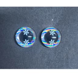 12mm/16mm/18mm Sparkle Safety Colored Eyes For Crochet Amigurumis Dolls Plastic Doll Findings 3D Glitter Eyes Diy Accessories