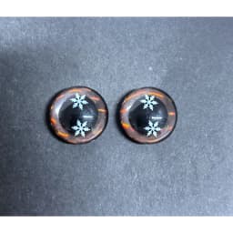 12mm/16mm/18mm Sparkle Safety Colored Eyes For Crochet Amigurumis Dolls Plastic Doll Findings 3D Glitter Eyes Diy Accessories