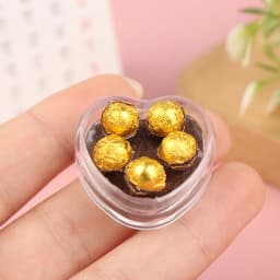 1:12 Dollhouse Miniature Chocolate Gift Box Model Food Toy Kitchen Accessories