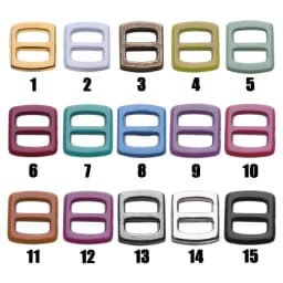 10pc High quality 15 colors Mini Ultra-small Belt Buttons Diy Dolls Buckles Tri-glide Buckle Doll Bags Accessories 5*6mm Buckles