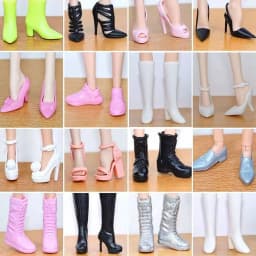 Female Doll Boots Quality 1/6 Doll Shoes High Heels Boots Super Model 30cm Figure Doll Sandals Original Doll Casual Shoes