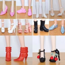 Female Doll Boots Quality 1/6 Doll Shoes High Heels Boots Super Model 30cm Figure Doll Sandals Original Doll Casual Shoes