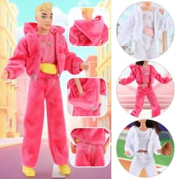 9 Styles Male/Female Doll Clothing High Quality 2024 Fashion Casual Wear Shoes Velvet Sportswear Caps 30CM Doll