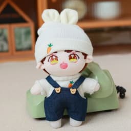 1PC 20cm Cotton Doll Clothes Jean Overalls Idol Dolls Pants 23cm Wallace Gromit Dog Clothes Dressing Game Accessories Toy Gift