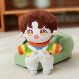 1PC 20cm Cotton Doll Clothes Jean Overalls Idol Dolls Pants 23cm Wallace Gromit Dog Clothes Dressing Game Accessories Toy Gift