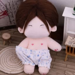 Shirt Shorts Doll Clothes Doll Accessories For 20cm Cotton Doll Pajamas Suit Photo Props Cartoon Mini Blouse Pants Set