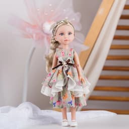 14 Inch Realistic Doll Removable Clothes and Accessories, Made in Premium Quality Vinyl Body, Birthday Gift for Ages 3+