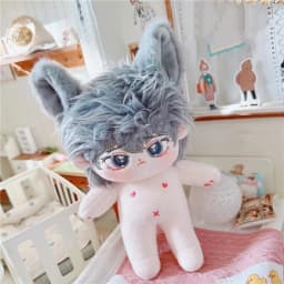 Kawaii 20cm IDol Doll Plush Cotton Star Dolls Stuffed Baby Plushies No Attributes Toy Fans Collection Children Boys Girls Gifts