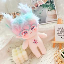 Kawaii 20cm IDol Doll Plush Cotton Star Dolls Stuffed Baby Plushies No Attributes Toy Fans Collection Children Boys Girls Gifts
