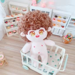Kawaii 20cm IDol Doll Plush Cotton Star Dolls Stuffed Baby Plushies No Attributes Toy Fans Collection Children Boys Girls Gifts