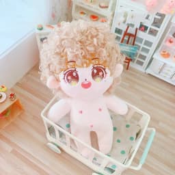 Kawaii 20cm IDol Doll Plush Cotton Star Dolls Stuffed Baby Plushies No Attributes Toy Fans Collection Children Boys Girls Gifts