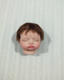 NPK 18inch Rosalie Reborn Doll Kit - Lifelike Sleeping Baby Unfinished Doll Parts DIY Kit for Baby Toy Creation